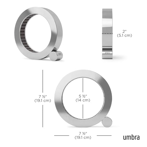 Umbra Ferris Metal Jewelry Organizer Ring Holder, Storage Solution - color: Chrome
