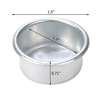 Coshar 30pcs Candle Holders Candlestick Holder Cup Candle Drip Protectors Empty Case for Candle Making, 38x18mm - size: 38x18mm, Silver