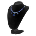TENINYU Professional 3D Necklace Display Stand, Black Velvet Jewelry Bust Holder, 8.5 Inch Chain Organizer Tower for Home Display (Black) - color: Black