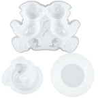 Baby Dragon Asleep and Hatchling in Egg Resin Silicone Molds Miniature Figurines Craft Set