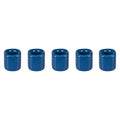 Mega Candles 5 pcs Dark Blue 1/2 Inch Diameter Ceramic Chime Ritual Spell Candle Holders, Great for Casting Chimes, Meditation, Rituals, Spells, Vigil, Witchcraft, Wiccan Supplies - color: Dark Blue, size: 5 Pieces