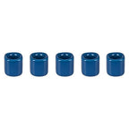 Mega Candles 5 pcs Dark Blue 1/2 Inch Diameter Ceramic Chime Ritual Spell Candle Holders, Great for Casting Chimes, Meditation, Rituals, Spells, Vigil, Witchcraft, Wiccan Supplies - color: Dark Blue, size: 5 Pieces
