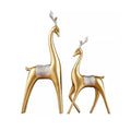 Statue Decorations Luxury Fortune Deer Ornament Entrance Triangle Cabinet Decoration Living Room Home Accessories Crafts Housewarming Gift Home Decor Object