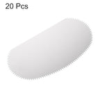 HARFINGTON 10pcs Steel Clay Scraper 4" Pottery Clay Serrated Scraper for Pottery Sculpture Ceramic DIY Crafts