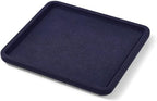 Microfiber Jewelry Trays Stackable Ring Earring Bracelet Necklace Bangle Watch Display Tray Drawer Organizer 7.87 * 7.08 * 0.59inch (Blue - color: Blue, size: 18*20cm Tray