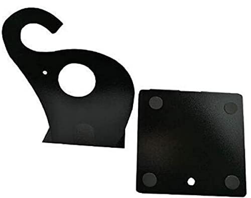 one Pair Cute Cartoon Elephant Nonskid Bookends Art Bookend Metal Bookends (Black) - color: Black