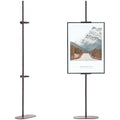 Adjustable Easel Stand for Sign, Art Display Stands for Frames up to 64", Metal Heavy Duty Floor Easels for Painting, Antique Tall Picture Easels with Base for Signs Photos Display