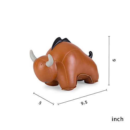zuny Series Bookend Tan for Shelves, Office Decorative- Bull Buloo - color: Bull Buloo