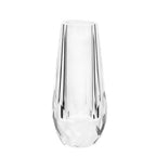 Crystal Flower Bud Vase Decorative Vase for Home or Dinner Table Outline Dimensions W3.1 x H7.1 with Gift Box - size: 8x18cm
