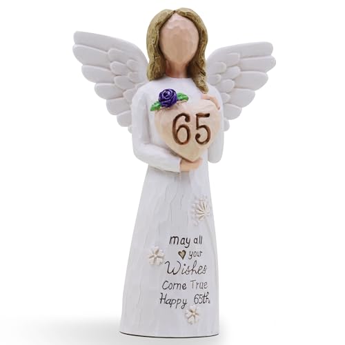 65th Birthday Gifts for Women, 65th Birthday Decorations for Women, Sculpted Hand-Painted Figurine - style: 65th Birthday Gifts