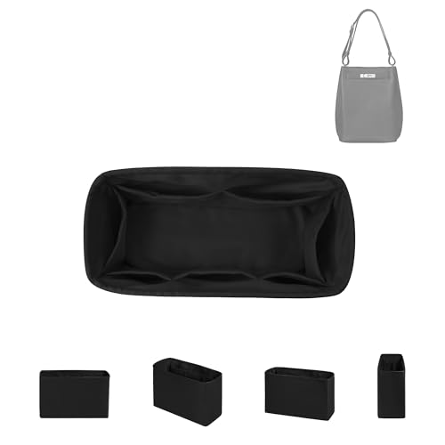 DGAZ Silk Purse Organizer Insert Fits Hermes So Kelly Bags, Silky Smooth Bag Organizer，Luxury Handbag & Tote Shaper(Black,So kelly22) - color: Black, size: So kelly22