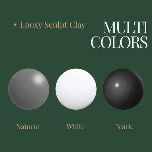 Smalltongue AB Epoxy Sculpt Clay, 2 Part Modeling Compound (A & B) 2 Pound, Epoxy Sculpture Modeling Paste Clay, for Modeling, Repair, Fill Up Retrofit and Sculpture, White - color: WHITE, size: 2 Pound