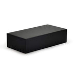 Oirlv Solid Wood Minimalism Style Jewelry Display Stand Showcase Jewelry Organizer Black Square Holder (SM05304) - color: SM05304
