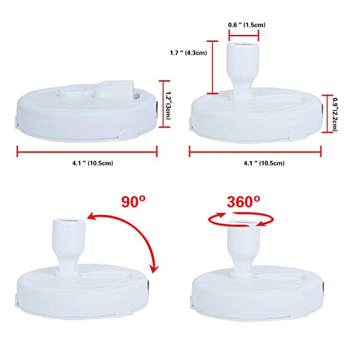 HAMVIDNE Wireless LED Spotlight, Battery Operated Picture Lights, Indoor Uplight, Puck Lights with Remote, Spot Light for Wall Art Display Dartboard Painting Accent Artwork Closet-2Pack - color: Pure White, size: 2 Pack