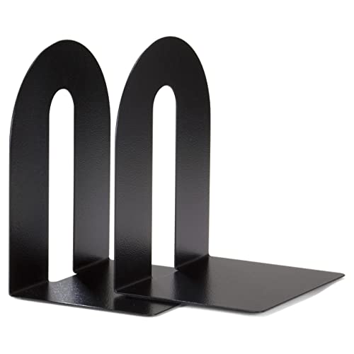 Officemate® OIC® Magnetic Heavy-Duty Bookends, 10" x 8" x 8", Black, Set Of 2 - size: (Pack of 2)