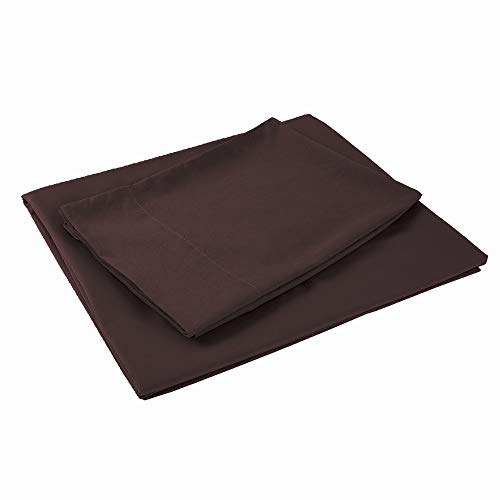 Sfoothome Queen Coffee Sheets & Pillow Case Set - Hotel Luxury 4-Piece Bedding Set, Extra Deep Pocket, 1800 Series - color: Coffee-4 Pieces, size: Queen