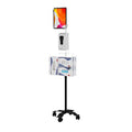 Gooseneck Floor Stand – CTA Compact, Height-Adjustable Sanitizing Station w/Automatic Soap Dispenser and Holder for iPad 7th/ 8th/ 9th Gen 10.2”, Surface Pro 4, and Other 7-13” Tablets (PAD-CGSST) - style: Soap Dispenser