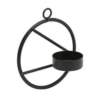 Metal Tea Light Holder, Modern Minimalist Round Candle Stand with Sturdy Base, for Home Office Table Decoration and Gift, 10 x 4cm