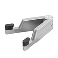 MONEER Cell Phone Stand, Phone Stand for Desk, Foldable & Portable iPhone Stand, Cell Phone Holder Desk Compatible with All Mobile Phone, iPhone, iPad mini, Tablet 4-10.5" (Silver) - color: Silver