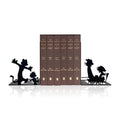 C&H Decorative Bookends – Modern Kids Book Stopper for Shelves, Home Decor, Collectible Merchandise