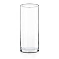 CYS Excel Clear Glass Cylinder Vase (H:12" D:4") | Multiple Size Choices Glass Flower Vase Centerpieces | Hurricane Floating Candle Holder - size: H-12" D-4"