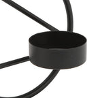 Metal Tea Light Holder, Modern Minimalist Round Candle Stand with Sturdy Base, for Home Office Table Decoration and Gift, 10 x 4cm