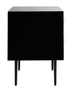 Safavieh Couture Tessie Black Bone Inlay 2-drawer Storage Nightstand