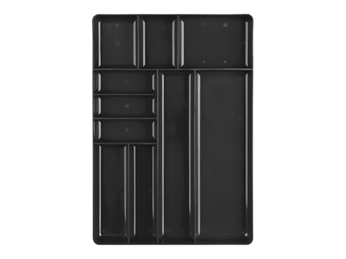TEKTON 10-Compartment Organizer Tray (Black) | OTD11110 | Made in USA - color: Black, size: 10-Compartment