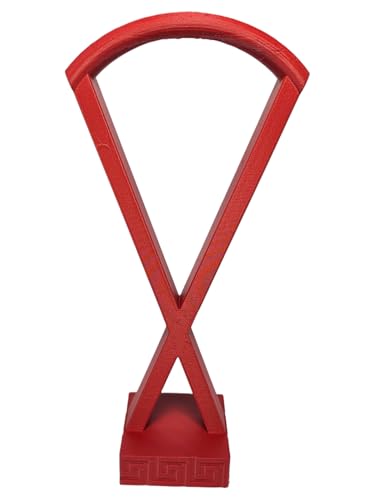 Minimalist Headphone Stand (Matte Red) - color: Matte Red