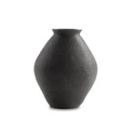 Signature Design by Ashley Hannela 17" Modern Distressed Polyresin Vase, Antique Brown - color: Dark Brown, size: 17 inch