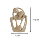 Fenteer Thinker Statue Abstract Figurine Sculpture Desktop Decorative Minimalist Home Decor Resin Material Suitable for Living Room Office Bedroom Gift Giving