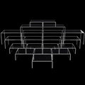 Chuangdi 20 Pcs Acrylic Display Risers, Clear Product Stand, Jewelry Display Riser Shelf Showcase Fixtures for Figure Dessert Cupcake Candy Action Showcase(Super Large Set) - color: Clear, size: Super Large Set