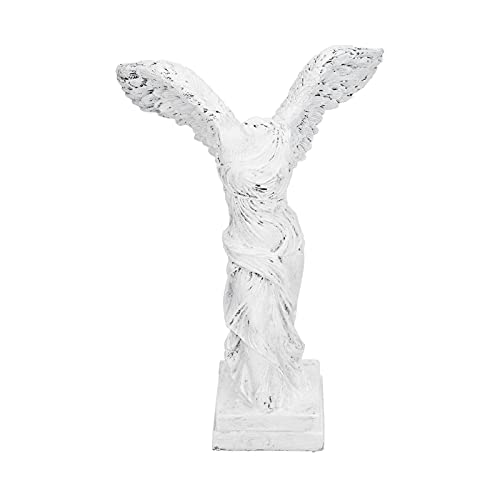 GLOGLOW Desktop Decorative Items Unique Design, Durable Material with AntiSlip Pad for Living Room, Office, Study Room Decor Sculpture Figurine, Nan (BS1055 medium white) - size: BS1055 medium white