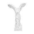 GLOGLOW Desktop Decorative Items Unique Design, Durable Material with AntiSlip Pad for Living Room, Office, Study Room Decor Sculpture Figurine, Nan (BS1055 medium white) - size: BS1055 medium white