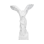 GLOGLOW Desktop Decorative Items Unique Design, Durable Material with AntiSlip Pad for Living Room, Office, Study Room Decor Sculpture Figurine, Nan (BS1055 medium white) - size: BS1055 medium white