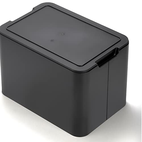 Elsjoy Black Umbrella Stand, Entryway Umbrella Organizer, Compact and Efficient with Removable Drip Tray, Holds 10 Umbrellas - color: Black