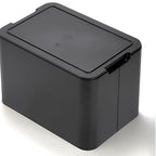 Elsjoy Black Umbrella Stand, Entryway Umbrella Organizer, Compact and Efficient with Removable Drip Tray, Holds 10 Umbrellas - color: Black