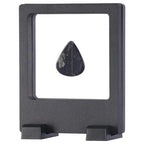 3D Floating Frame Flexible Single Medallion Medal Challenge Coin Poker Chip Guitar Piick Display Case Stand Holder Magic Suspension Box Black-Square Shape
