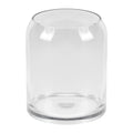 13" High 10.6" Wide Large Handmade Clear Modern Glass Vase, Glass Flower Vase, Scandinavian Glass Vase, Glass Container, Glass Terrarium, Hurricane, Fish Bowl, Centerpiece (Clear, 10.6"x13") - size: 10.6"x13"