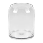 13" High 10.6" Wide Large Handmade Clear Modern Glass Vase, Glass Flower Vase, Scandinavian Glass Vase, Glass Container, Glass Terrarium, Hurricane, Fish Bowl, Centerpiece (Clear, 10.6"x13") - size: 10.6"x13"