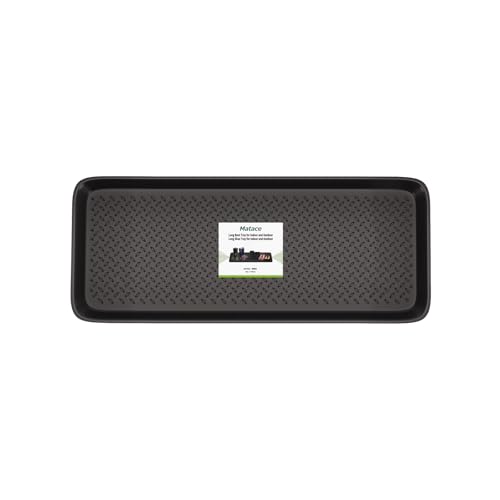 Matace 1 Pack Rubber Large Boot Tray for Entryway,Long Shoe Tray,Slim Boot Mat for Indoor and Outdoor Use, 16x40 in (Pack of 1) - size: 40" x 16" x 1.2"