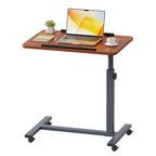 Furist Overbed Bedside Table with Wheels, Medical Hospital Bed Table, Bed Table with Wheels, Rolling Tray for Hospital and Home Use