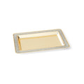 Kate Spade New York 897454 Sitting Pretty Silver Glitter Catch All Tray - style: Metal Tray