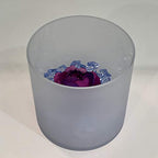WGV Cylinder Vase, Diameter 5", Height 5", Frosted Glass Floral Planter Container, Floating Candle Holder for Wedding Party Event Home Office Decor, 1 Piece - size: 5"x5"H FR