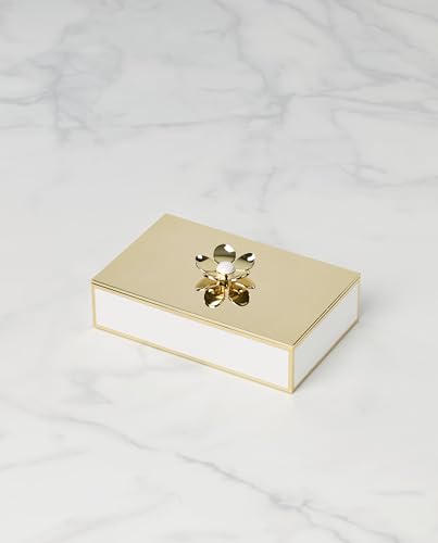 kate spade new york Make It Pop Large Floral Box, Gold - style: Floral Box