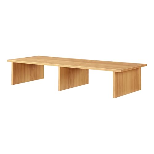 Convenience Concepts Designs2Go TV/Monitor Riser for TVs up to 46 Inches, Light Oak - color: Light Oak, size: Large
