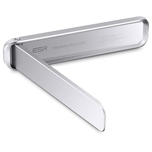 ESR Boost Phone Kickstand, Vertical and Horizontal Stand, Adjustable Angle, Compatible with iPhone Air 17 Pro Max, iPhone 17e/16/15/14/13/12, Samsung Galaxy S26/S25/S24/S23 Series, Google, Silver - color: Silver