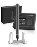 novium Hoverpen - Luxury Pen for Men & Women, Vertically Standing Executive Ballpoint Pen with Top Grade Free-Flowing Ink Refill, Metal Made, Unique Gifts, Luxury Pen for Men, Mens Gifts Ideas - color: Dark Grey