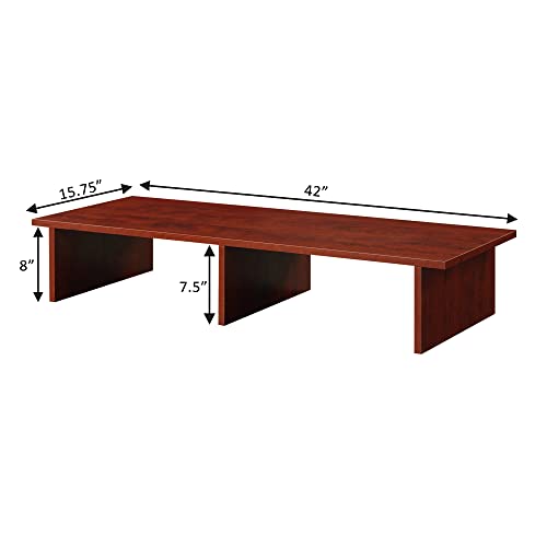Convenience Concepts Designs2Go TV/Monitor Riser for TVs up to 46 Inches, Cherry - color: Cherry, size: Large