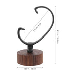 DOITOOL Watch Display Stand with Wood Base, Watch Stand for Men, Showcase Bracelet Bangle Jewelry Display Rack Wristwatch Holder for Men Women - color: Multi